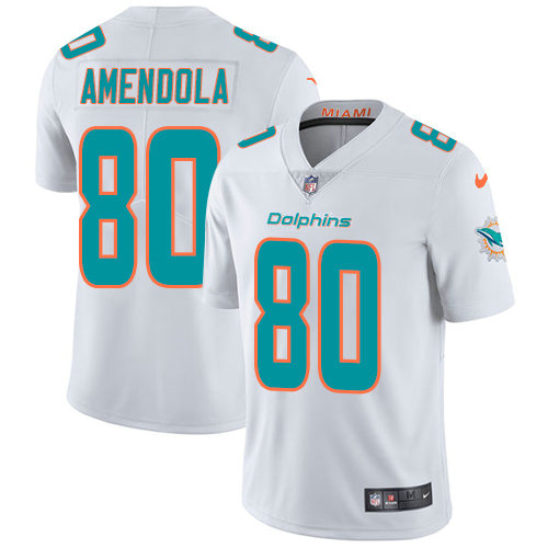 Nike Dolphins #80 Danny Amendola White Youth Stitched NFL Vapor Untouchable Limited Jersey1