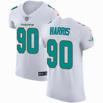 Nike Dolphins #90 Charles Harris White Men's Stitched NFL Vapor Untouchable Elite Jersey