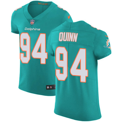 Nike Dolphins #94 Robert Quinn Aqua Green Team Color Men's Stitched NFL Vapor Untouchable Elite Jersey