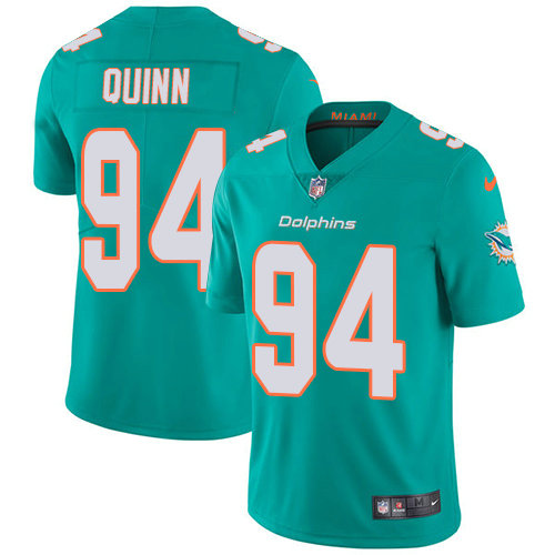 Nike Dolphins #94 Robert Quinn Aqua Green Team Color Youth Stitched NFL Vapor Untouchable Limited Jersey1