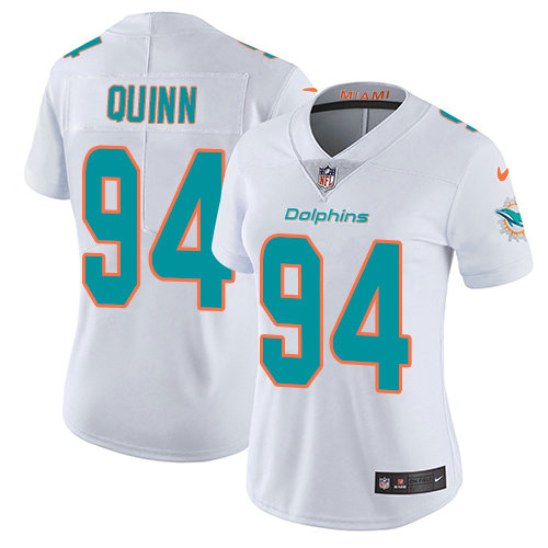 Nike Dolphins #94 Robert Quinn White Women's Stitched NFL Vapor Untouchable Limited Jersey