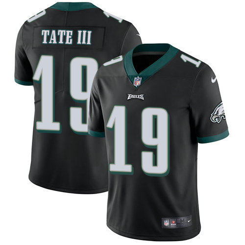 Nike Eagles #19 Golden Tate III Black Alternate Youth Stitched NFL Vapor Untouchable Limited Jersey