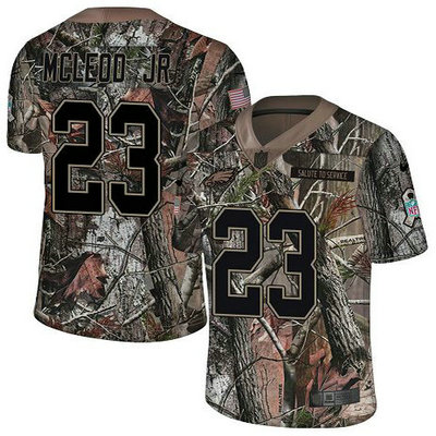Nike Eagles #23 Rodney McLeod Jr Camo Youth Stitched NFL Limited Rush Realtree Jersey