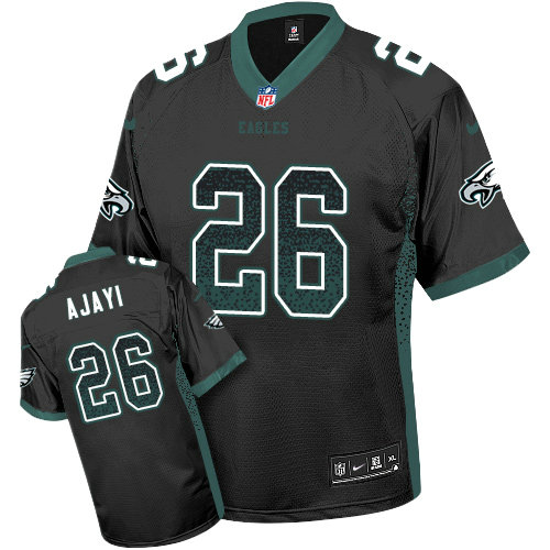 Nike Eagles #26 Jay Ajayi Black Alternate Men's Stitched NFL Elite Drift Fashion Jersey