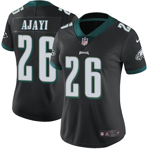 Nike Eagles #26 Jay Ajayi Black Alternate Women's Stitched NFL Vapor Untouchable Limited Jersey