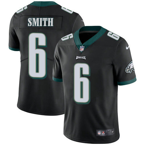 Nike Eagles #6 DeVonta Smith Black Alternate Youth Stitched NFL Vapor Untouchable Limited Jersey