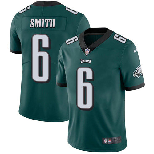 Nike Eagles #6 DeVonta Smith Green Team Color Stitched NFL Vapor Untouchable Limited Jersey