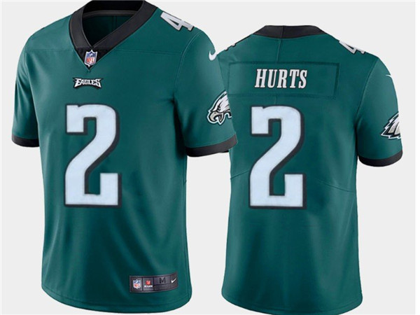 Nike Eagles 2 Jalen Hurts Green 2020 NFL Draft First Round Pick Vapor Untouchable Limited Jersey