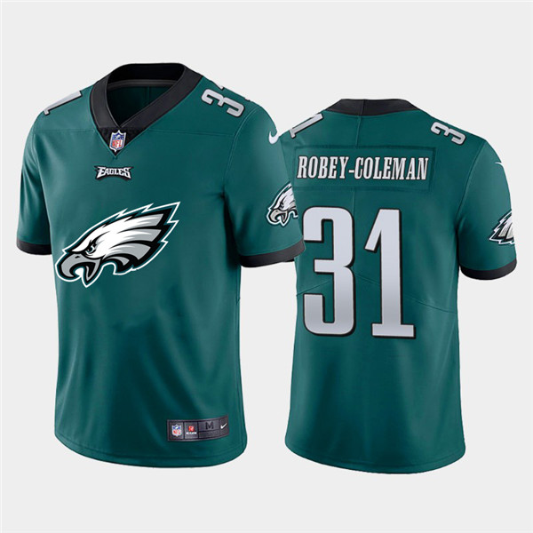 Nike Eagles 31 Nickell Robey-Coleman Green Team Big Logo Vapor Untouchable Limited Jersey