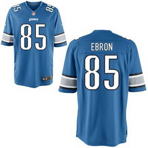 Nike Eric Ebron Light Blue Detroit Lions 2014 NFL Draft 85 Pick elite Jersey