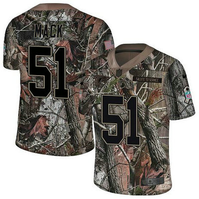 Nike Falcons #51 Alex Mack Camo Youth Stitched NFL Limited Rush Realtree Jersey