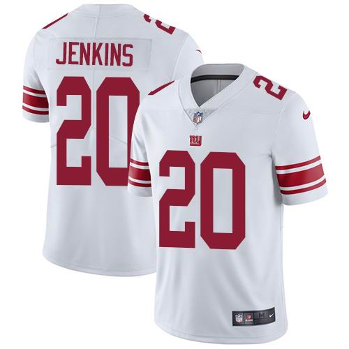 Nike Giants #20 Janoris Jenkins White Vapor Untouchable Limited Jersey
