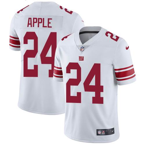 Nike Giants #24 Eli Apple White Vapor Untouchable Limited Jersey