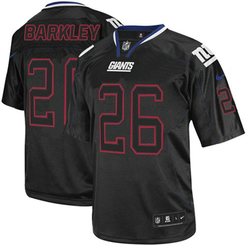 Nike Giants #26 Saquon Barkley Lights Out Black Men's Stitched NFL Elite Jersey