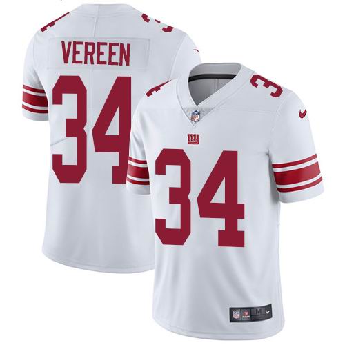 Nike Giants #34 Shane Vereen White Vapor Untouchable Limited Jersey