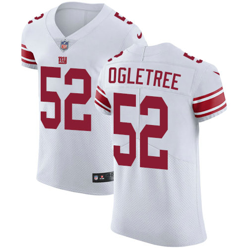 Nike Giants #52 Alec Ogletree White Men's Stitched NFL Vapor Untouchable Elite Jersey