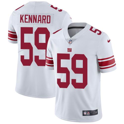 Nike Giants #59 Devon Kennard White Vapor Untouchable Limited Jersey
