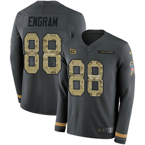 Nike Giants #88 Evan Engram Anthracite Salute to Service Youth