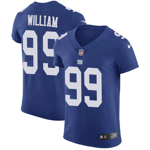 Nike Giants #99 Leonard Williams Royal Blue Team Color Men's Stitched NFL Vapor Untouchable Elite Jersey
