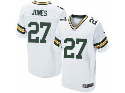 Nike Green Bay Packers #27 Josh Jones Elite White NFL Jersey