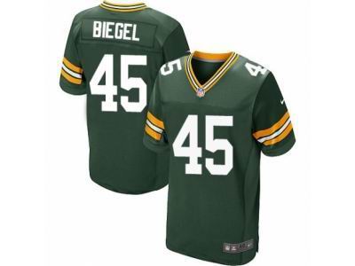 Nike Green Bay Packers #45 Vince Biegel Elite Green Jersey