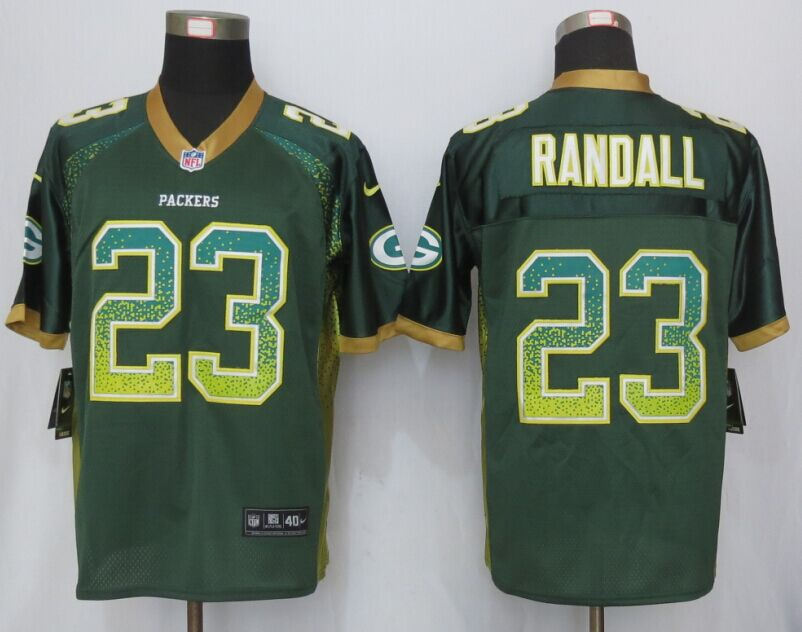 Nike Green Bay Packers 23 Damarious Randall Drift Fashion Green Elite Jerseys