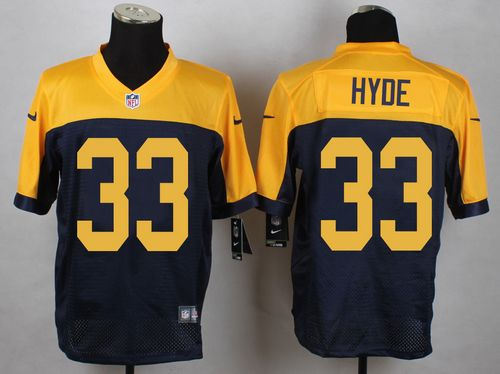 Nike Green Bay Packers 33 Micah Hyde Navy Blue Alternate NFL New Elite Jersey