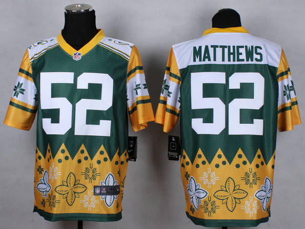 Nike Green Bay Packers 52 Clav Matthews Noble Fashion elite jerseys