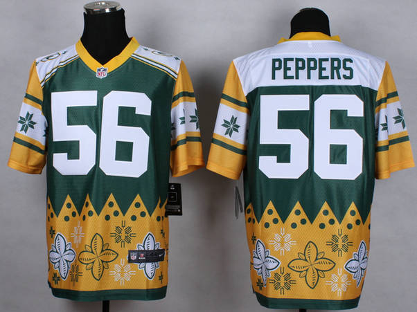 Nike Green Bay Packers 56 Julius Peppers Noble Fashion elite jerseys