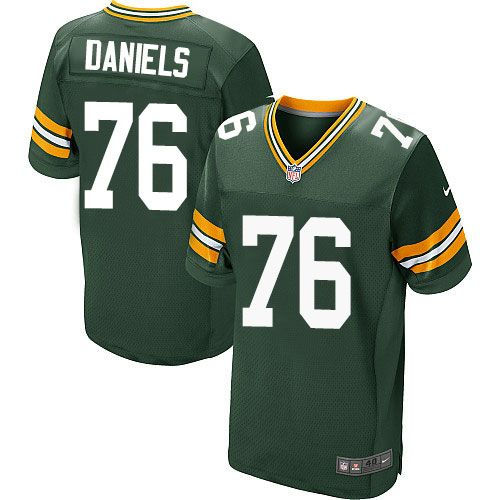 Nike Green Bay Packers 76 Mike Daniels Green Team Color NFL Elite Jersey