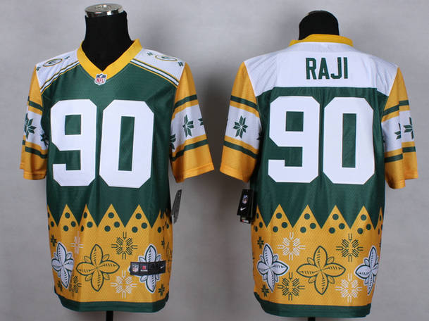 Nike Green Bay Packers 90 B.J. Raji Noble Fashion elite jerseys