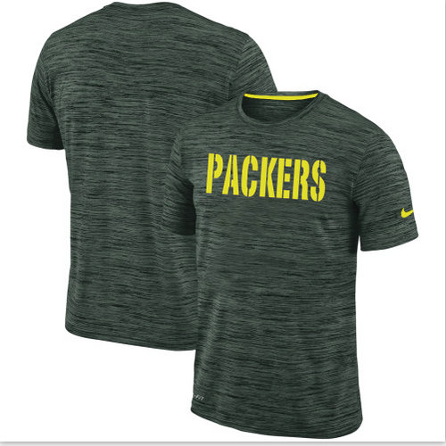 Nike Green Bay Packers Green Velocity Performance T-Shirt