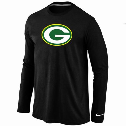 Nike Green Bay Packers Logo Long Sleeve T-Shirt black