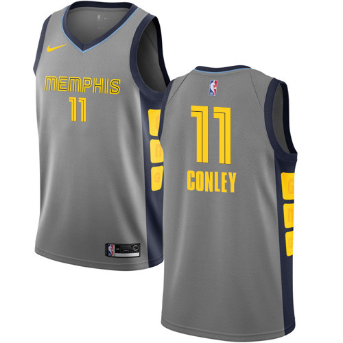 Nike Grizzlies #11 Mike Conley Gray NBA Swingman City Edition 2018 19 Jersey