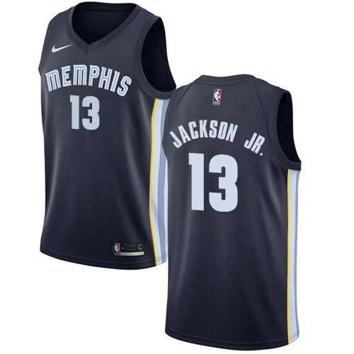 Nike Grizzlies #13 Jaren Jackson Jr. Navy Blue NBA Swingman Icon Edition Jersey