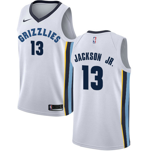 Nike Grizzlies #13 Jaren Jackson Jr. White NBA Swingman Association Edition Jersey