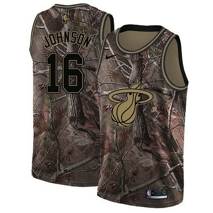 Nike Heat #16 James Johnson Camo NBA Swingman Realtree Collection Jersey