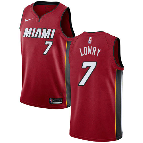Nike Heat #7 Kyle Lowry Red NBA Swingman Statement Edition Jersey