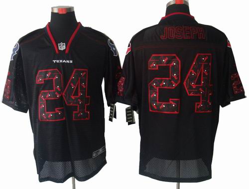 Nike Houston Texans #24 Johnathan Joseph Lights Out Black elite special edition Jersey