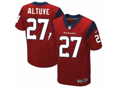 Nike Houston Texans #27 Jose Altuve Elite Red Jersey
