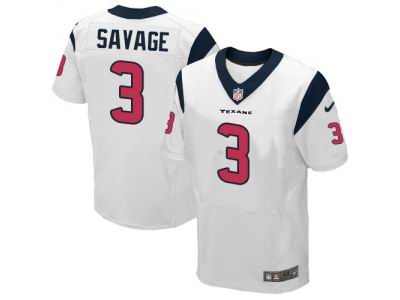 Nike Houston Texans #3 Tom Savage White Elite Jersey