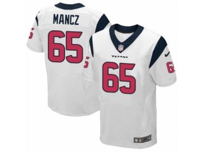 Nike Houston Texans #65 Greg Mancz Elite White NFL Jersey