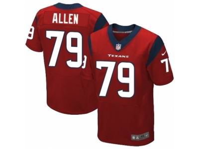 Nike Houston Texans #79 Jeff Allen Elite Red Jersey