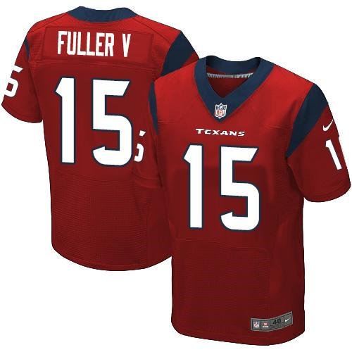 Nike Houston Texans 15 Will Fuller V Red Alternate NFL Elite Jersey
