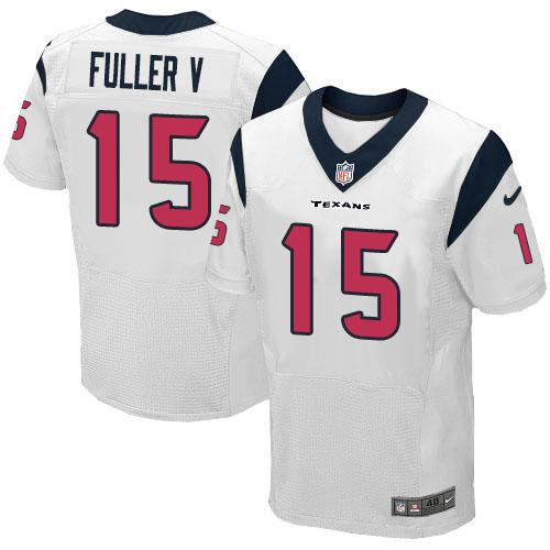 Nike Houston Texans 15 Will Fuller V White NFL Elite Jersey