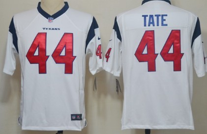 Nike Houston Texans 44 Ben Tate White Game Jersey