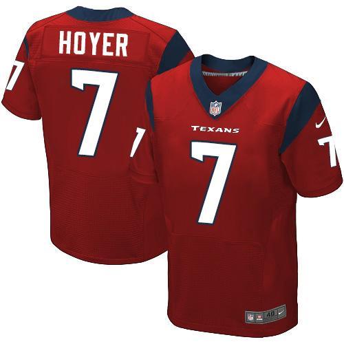 Nike Houston Texans 7 Brian Hoyer Red Alternate NFL Elite Jersey