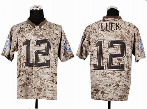 Nike Indianapolis Colts #12 Andrew Luck New Camo US.Mccuu Jerseys