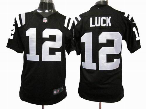 Nike Indianapolis Colts #12 Andrew Luck black game jerseys