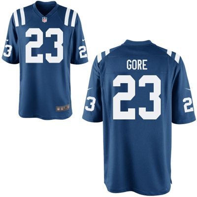Nike Indianapolis Colts #23 Frank Gore blue game Jersey